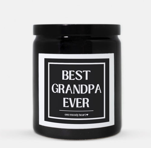 Best Grandpa Ever Candle (Classic Style)