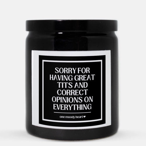 Great Tits And Correct Opinions Candle (Classic Style)