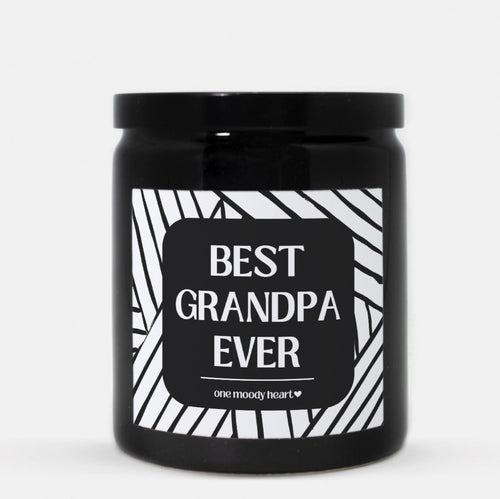 Best Grandpa Ever Candle (Modern Style)