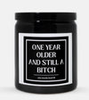 One Year Older Candle (Classic Style)