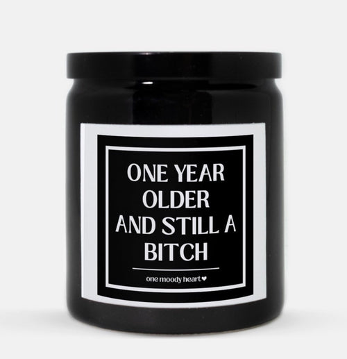 One Year Older Candle (Classic Style)