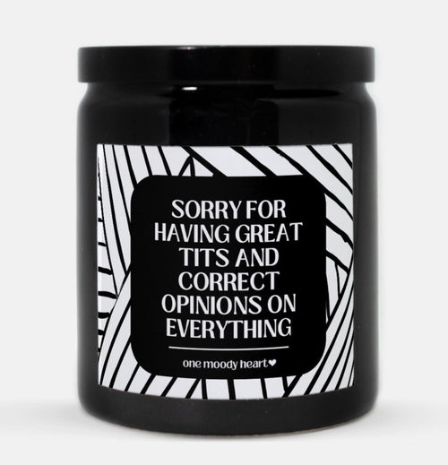 Great Tits And Correct Opinions Candle (Modern Style)