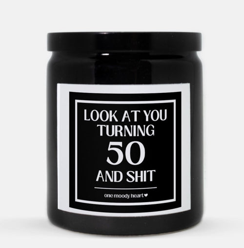 50th Birthday Candle (Classic Style)