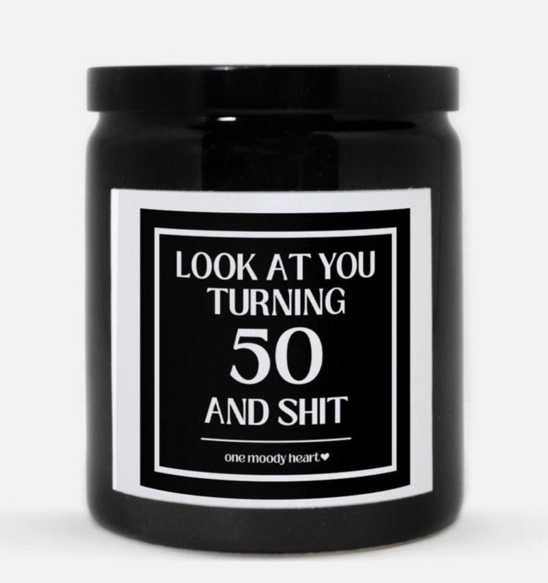 50th Birthday Candle (Classic Style)