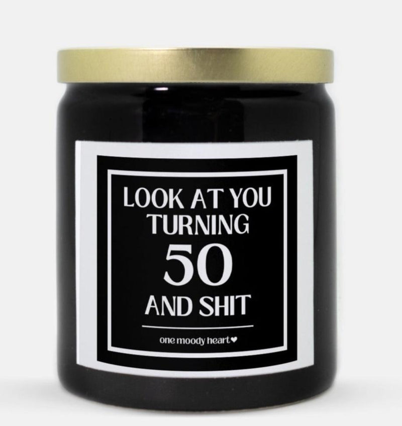 50th Birthday Candle (Classic Style)