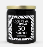 30th Birthday Candle (Modern Style)