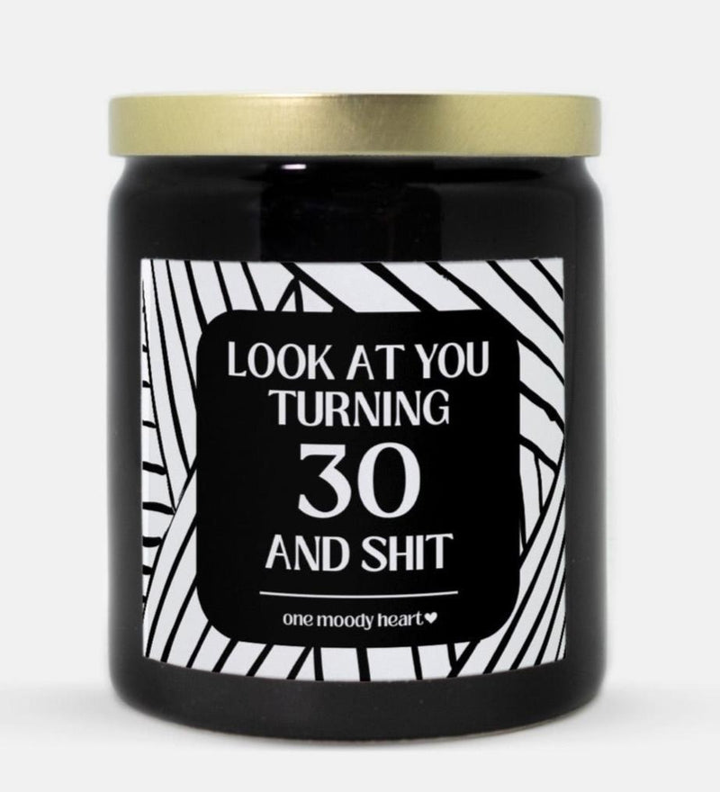 30th Birthday Candle (Modern Style)