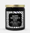 Happy Mother's Day You're Going To Be A Grandma Candle (Modern Style)