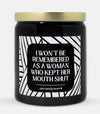 Won't Be Remembered Candle (Modern Style)