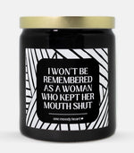 Won't Be Remembered Candle (Modern Style)