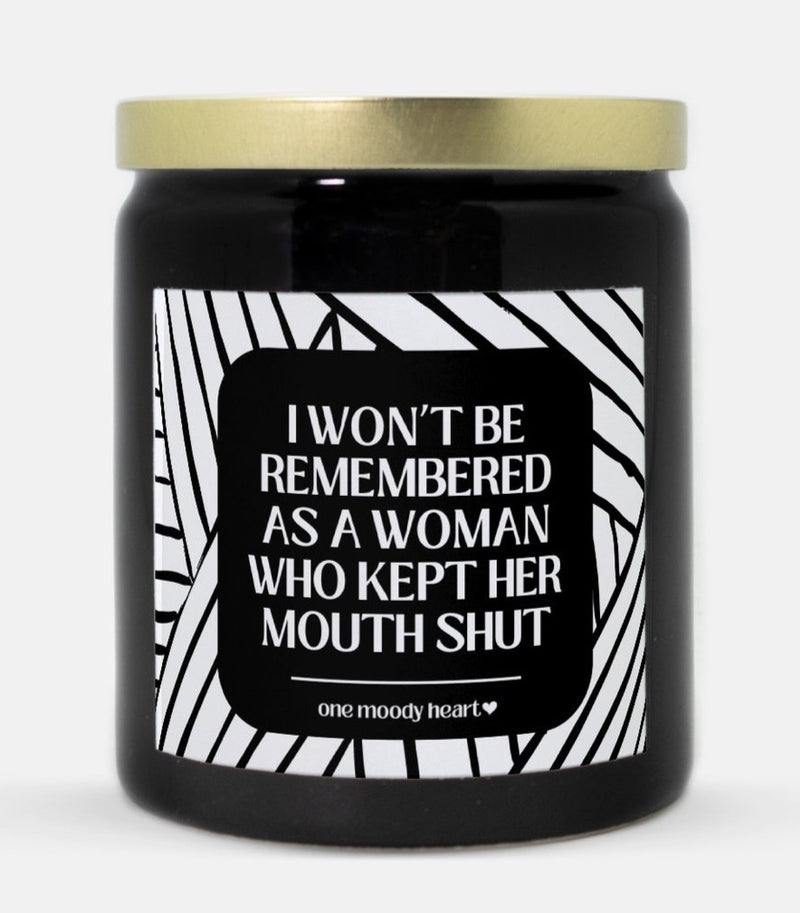 Won't Be Remembered Candle (Modern Style)