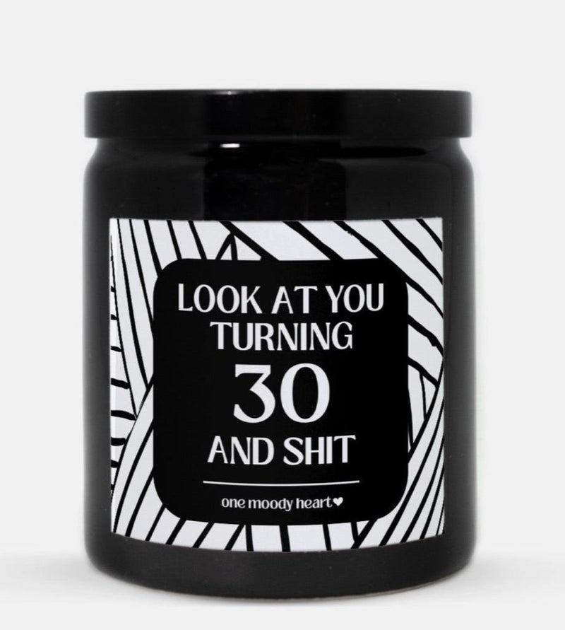 30th Birthday Candle (Modern Style)