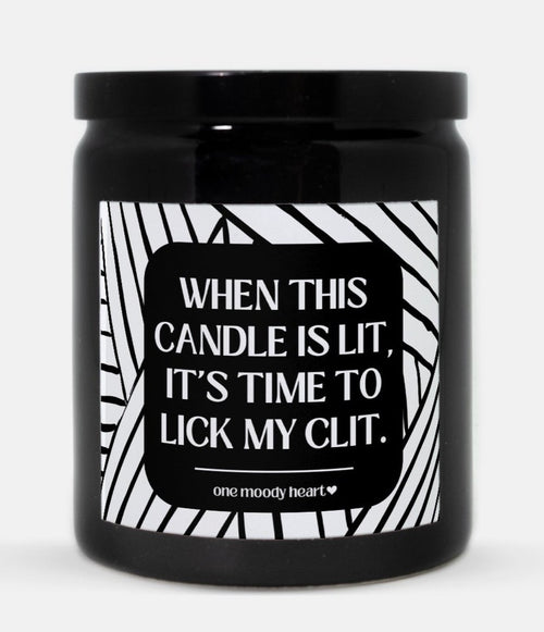Time To Lick My Clit Candle (Modern Style)