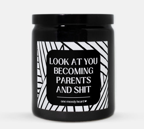 Becoming Parents Candle (Modern Style)